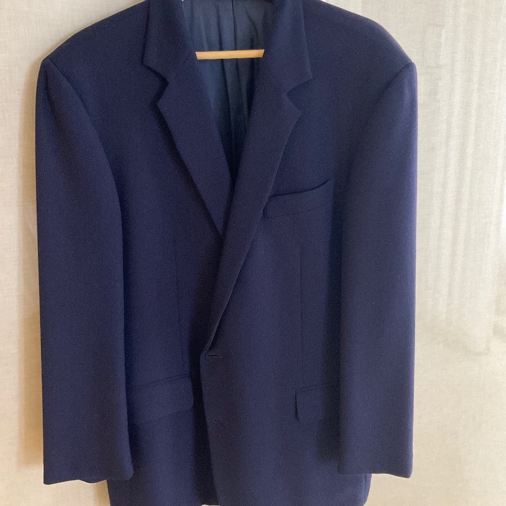 Hickey Freeman Navy Blazer